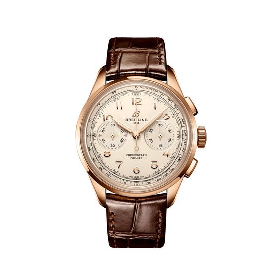 Breitling Replica Watch Premier B09 Chronograph 40 18k Red Gold RB0930371G1P1