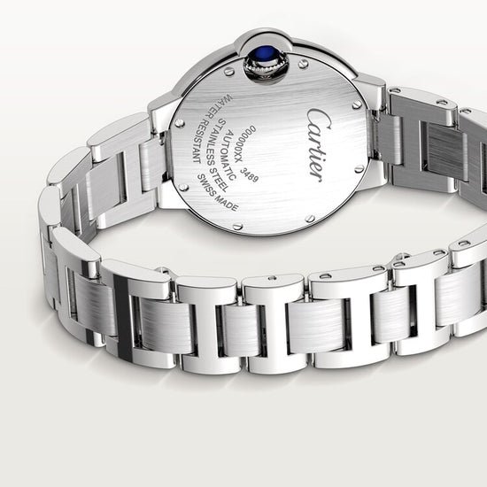 Cartier Replica Watch Ballon Bleu de Cartier Replica Watch, Stainless Steel and Diamonds, 33mm, W4BB0021