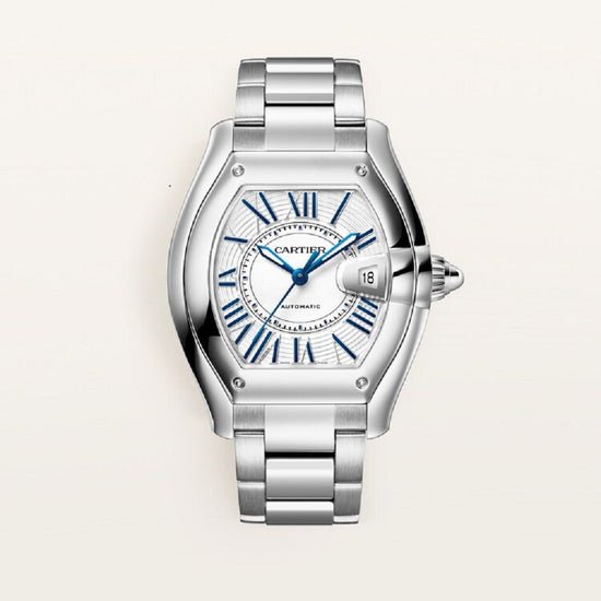 Cartier Replica Watch Roadster watch, Stainless Steel, 47.2mm x 38.8mm, WSRD0020