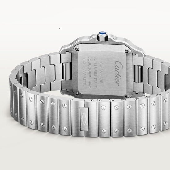Cartier Replica Watch Santos de Cartier Replica Watch, Stainless Steel, 27mm x 34.5mm, WSSA0082