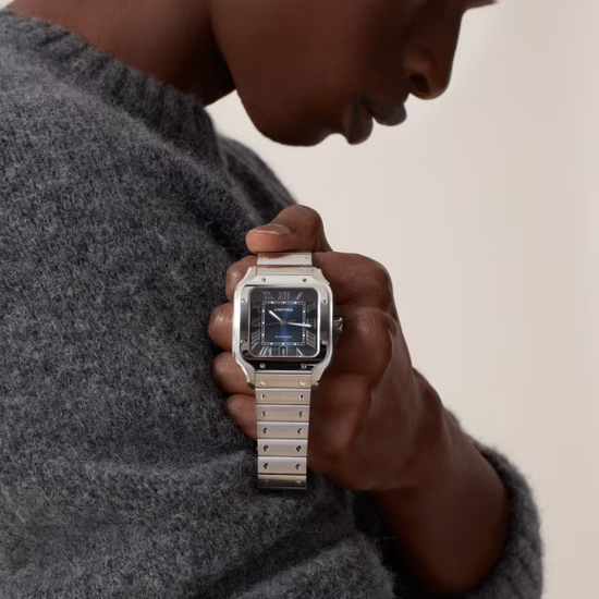 Cartier Replica Watch Santos de Cartier Replica Watch, Stainless Steel, 39.8mm, WSSA0030