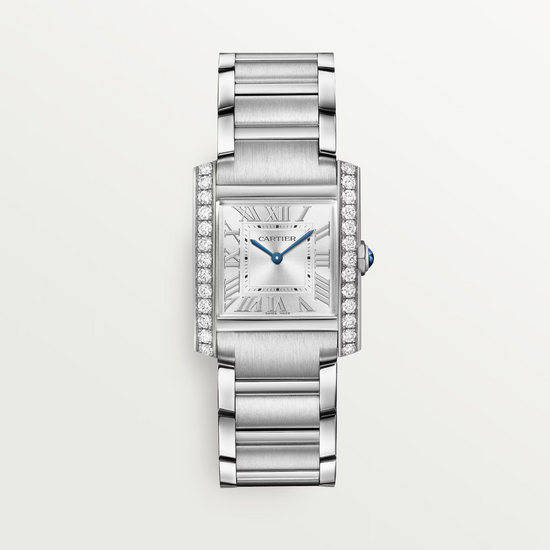 Cartier Replica Watch Tank Francaise, Stainless Steel, Diamonds, 32mm x 27mm, W4TA0021