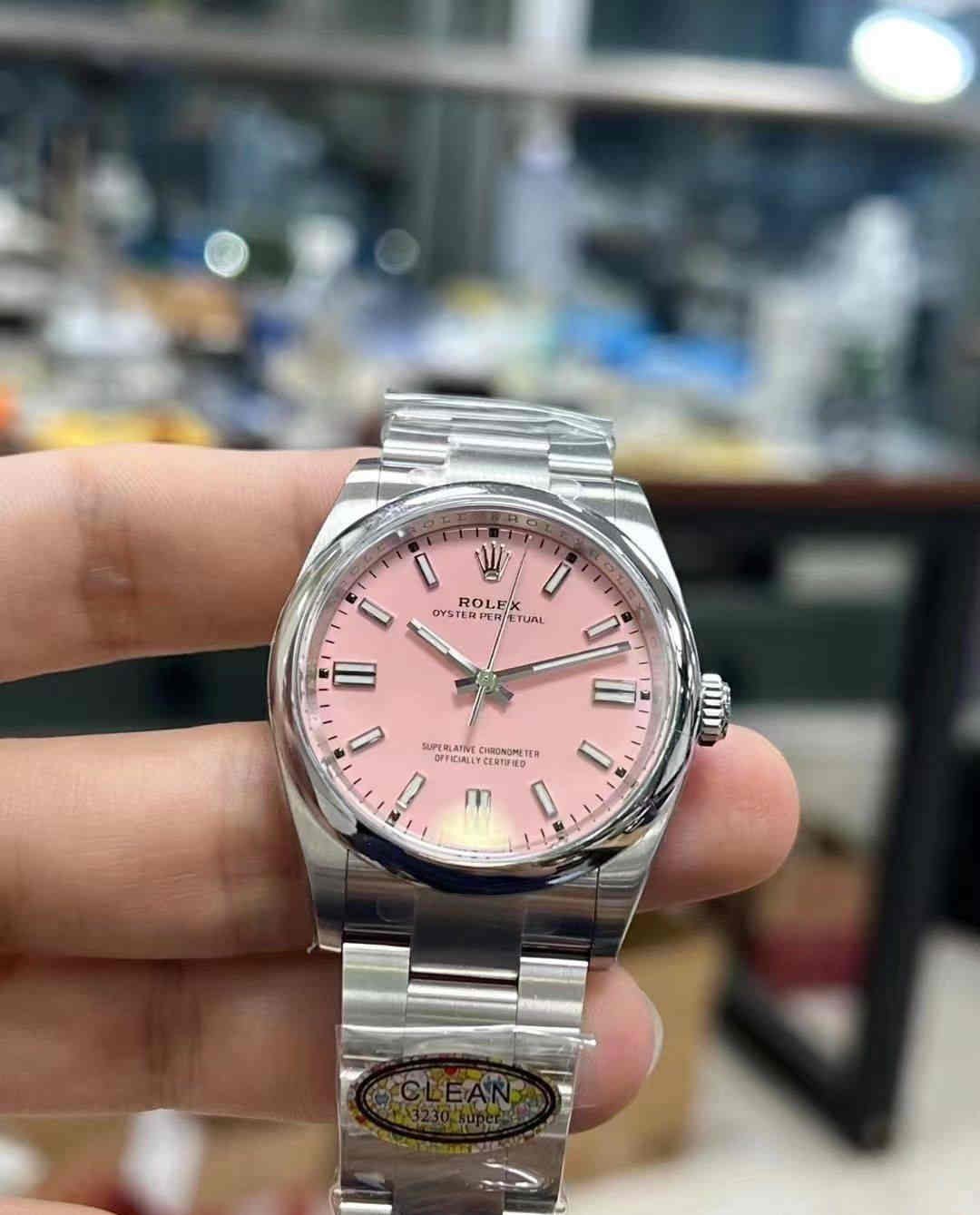 126000 Pink Dial – 36mm OP Replica