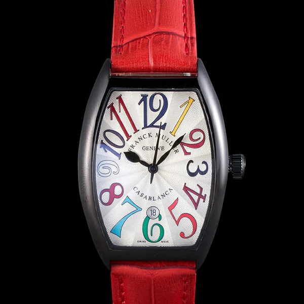 Franck Muller Casablanca Red Croco Leather Band new59728