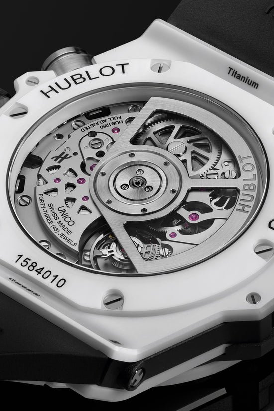 Hublot Replica Watch Big Bang Unico White Ceramic, 44mm, 421.HX.1170.RX