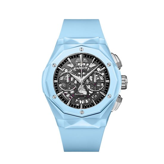 Hublot Replica Watch Classic Fusion AEROFUSION CHRONOGRAPH ORLINSKI SKY BLUE CERAMIC 525.ES.0170.RX.ORL22