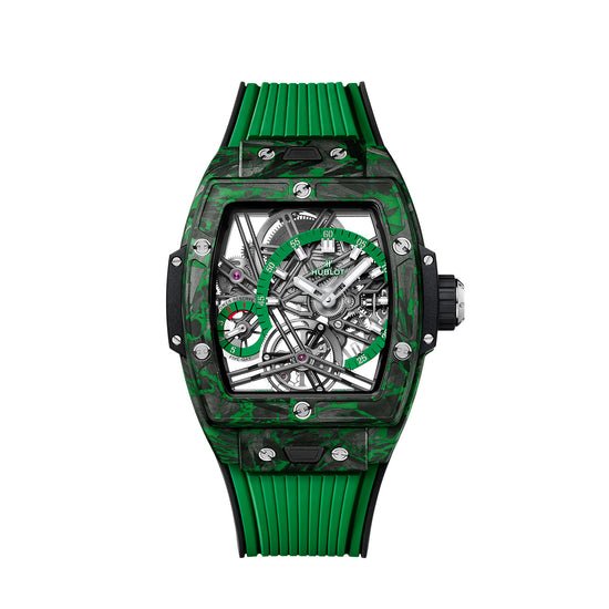 Hublot Replica Watch Spirit of Big Bang TOURBILLON CARBON GREEN 645.QG.5217.RX