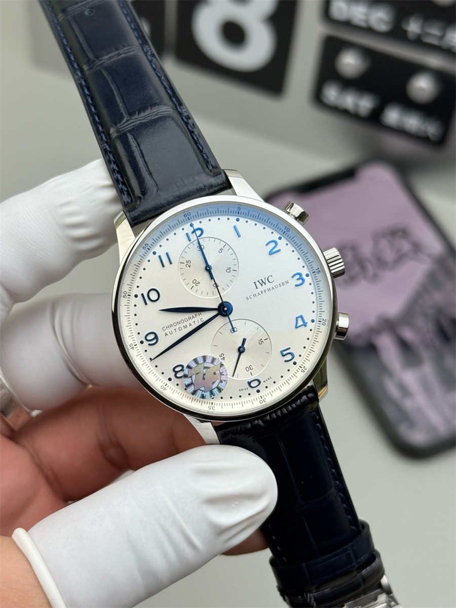 IWC Portugieser Black Replica – ZF Factory Portuguese Chronograph 41mm Luxury Watch