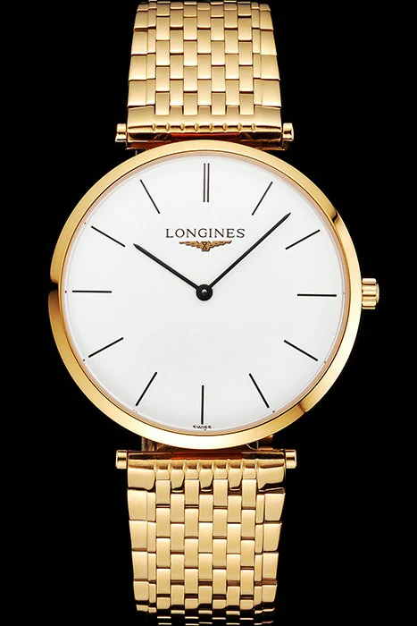 Longines Grande Classique White Dial Gold Case And Bracelet new122770