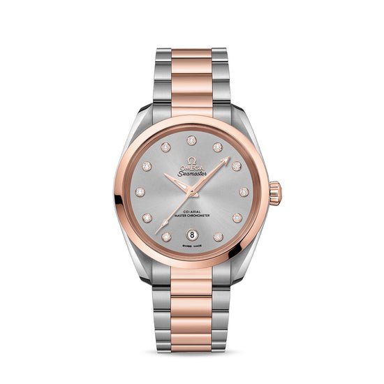 Omega Replica Watch Seamaster AQUA TERRA 150M CO‑AXIAL MASTER CHRONOMETER LADIES  220.20.38.20.56.002