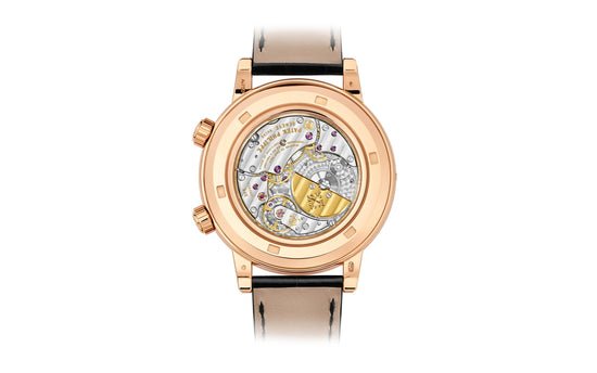 Patek Philippe Replica Watch Grand Complication, 18k Rose Gold set with baguette diamonds, 44mm, Astronomical, 6104R-001