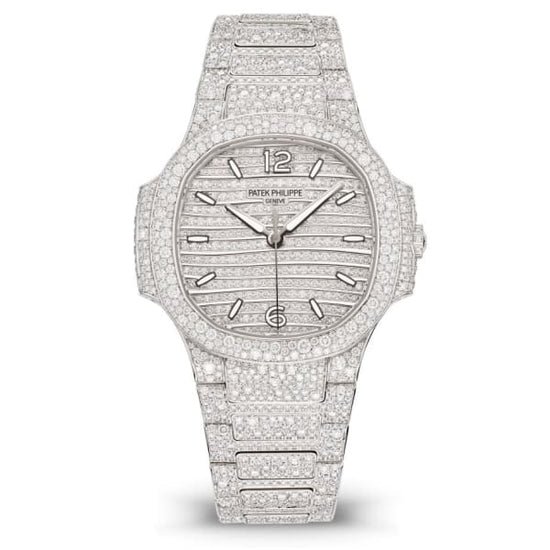 Patek Philippe Replica Watch Nautilus Haute Joaillerie Ladies Automatic Watch, 18K White Gold and Diamonds, 35,2mm, 7118/1450G-001