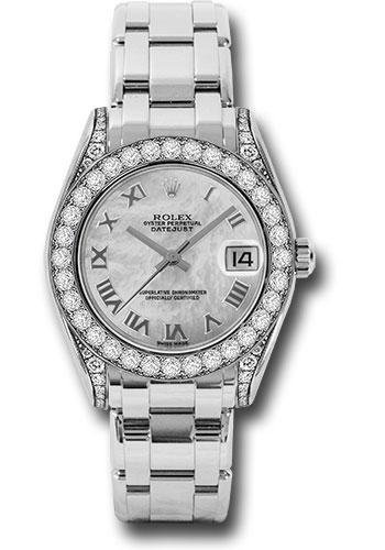 Replica Rolex Datejust Pearlmaster 34mm Watch: 81159 mr