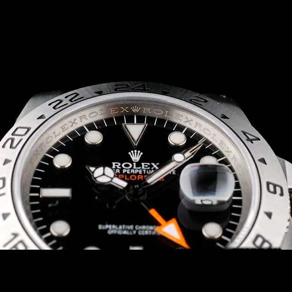 Rolex Explorer Stainless Steel Bezel Black Dial Tachymeter new58726