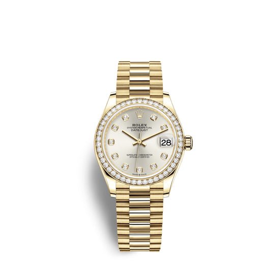 Rolex Replica Watch Datejust 31, 18kt Yellow Gold, 278288RBR-0028