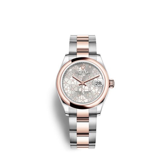 Rolex Replica Watch Datejust 31mm, Oystersteel and 18k Everose Gold and Diamonds, 278241-0031