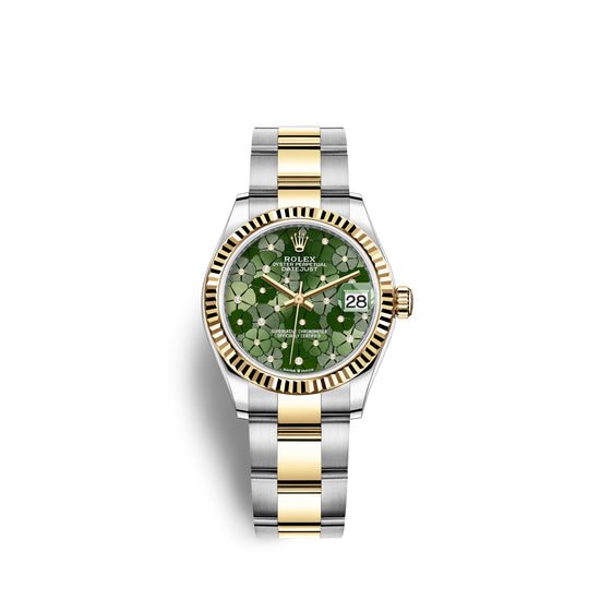 Rolex Replica Watch Datejust 31mm, Oystersteel and 18k Yellow Gold and Diamonds, 278273-0031
