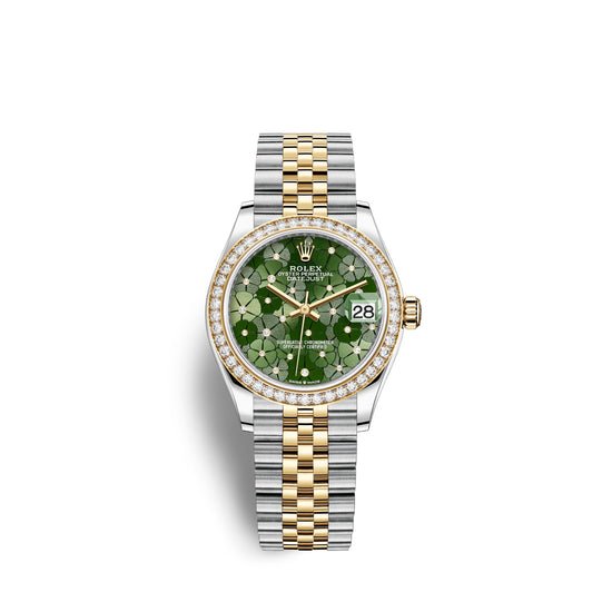 Rolex Replica Watch Datejust 31mm, Oystersteel and 18k Yellow Gold with Diamonds, 278383rbr-0032