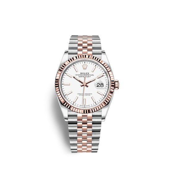 Rolex Replica Watch Datejust 36, 18k Everose Gold and Stainless Steel, 36mm, 126231-0017