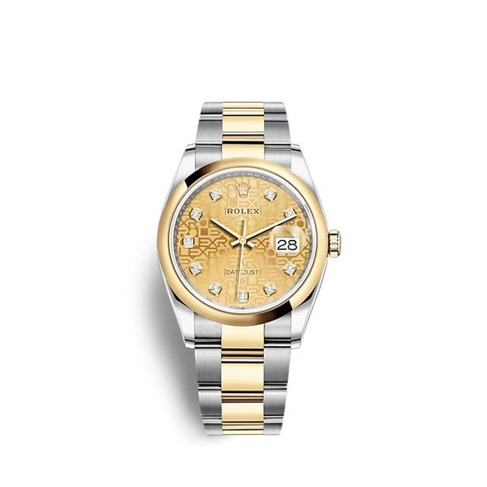 Rolex Replica Watch Datejust 36 Oystersteel and yellow gold 126203-0034