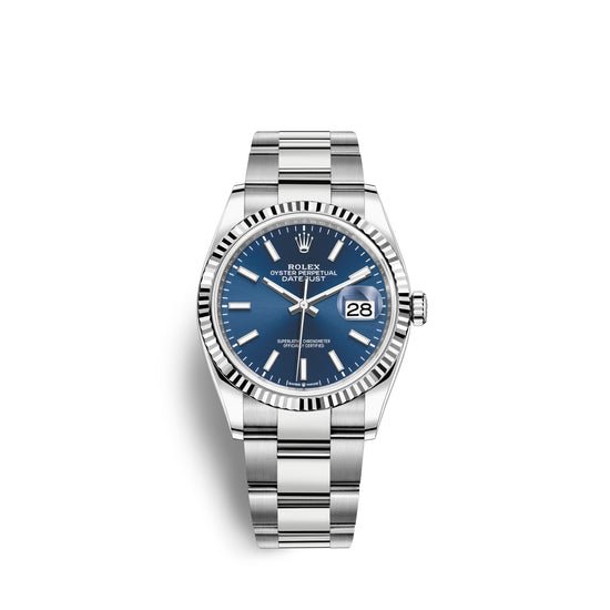 Rolex Replica Watch Datejust 36, Stainless Steel and 18k White Gold, 36mm, 126234-0018