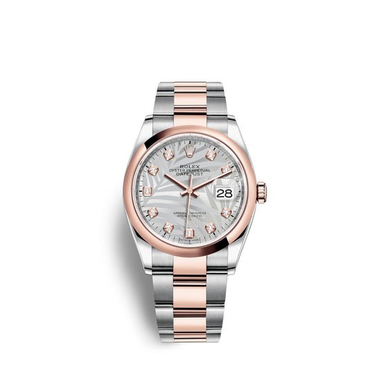 Rolex Replica Watch Datejust 36mm, Oystersteel and 18k Everose Gold, 126201-0038