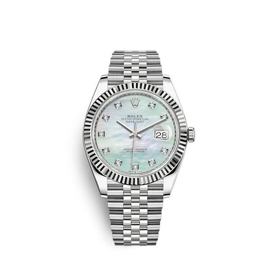 Rolex Replica Watch Datejust 41 Oystersteel and white gold 126334-0020