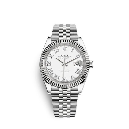 Rolex Replica Watch Datejust 41 Oystersteel and white gold 126334-0024