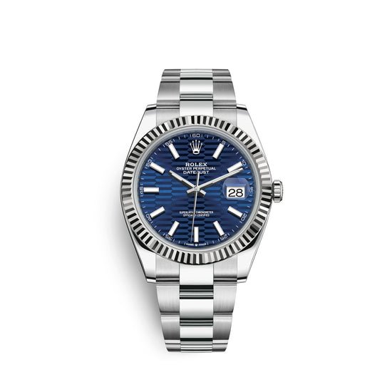 Rolex Replica Watch Datejust 41mm, Oystersteel and 18k White Gold, 126334-0031