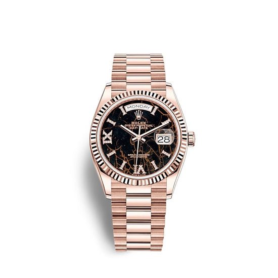 Rolex Replica Watch Day-Date 36 Everose gold 128235-0041