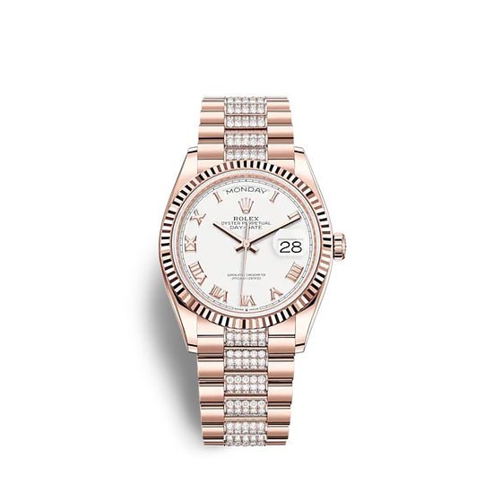 Rolex Replica Watch Day-Date 36 Everose gold 128235-0053