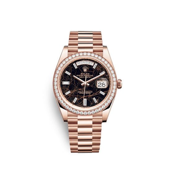 Rolex Replica Watch Day-Date 36 Everose gold 128345RBR-0044