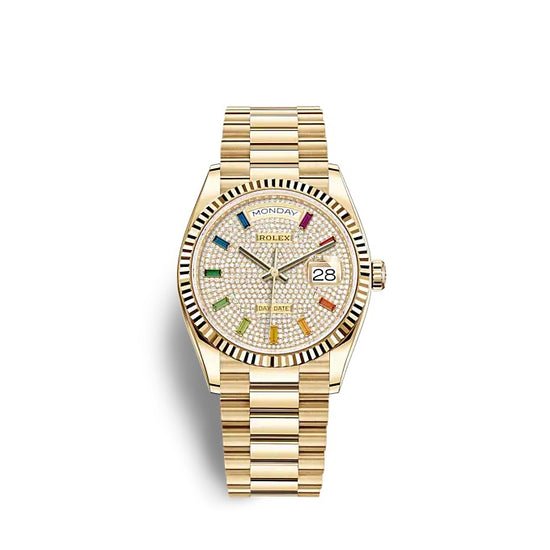 Rolex Replica Watch Day-Date 36 Yellow gold 128238-0051