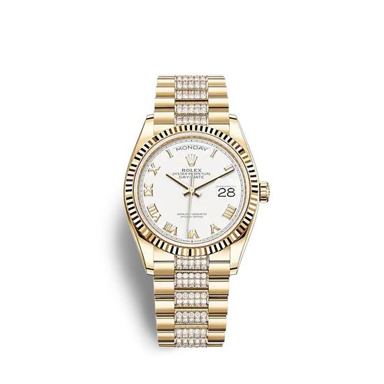 Rolex Replica Watch Day-Date 36 Yellow gold 128238-0077