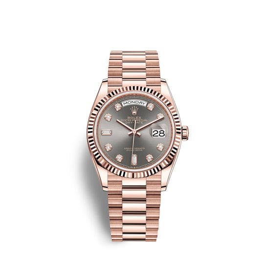 Rolex Replica Watch Day-Date, 36mm, 18k Everose Gold, 128235-0050