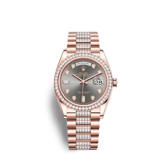 Rolex Replica Watch Day-Date, 36mm, 18k Everose Gold, 128345rbr-0053