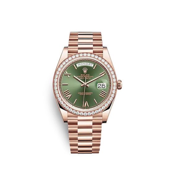 Rolex Replica Watch Day-Date 40 Everose gold 228345RBR-0011