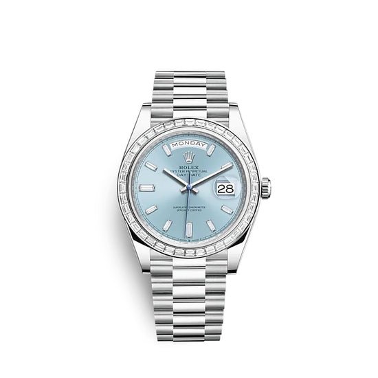 Rolex Replica Watch Day-Date 40 Platinum 228396TBR-0002