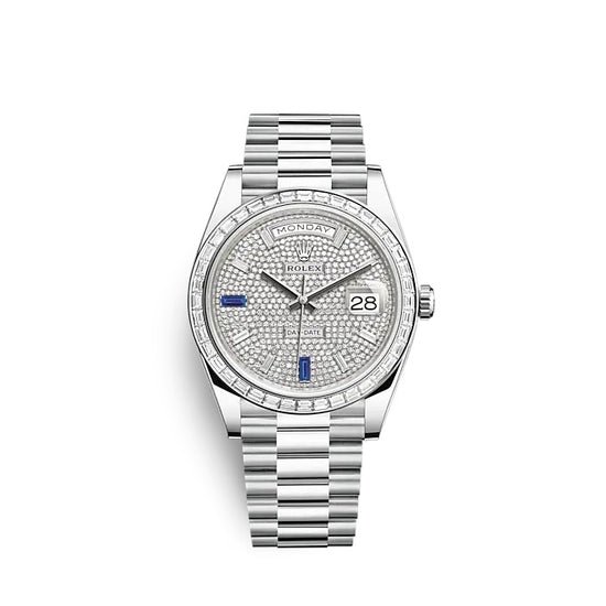 Rolex Replica Watch Day-Date 40 Platinum 228396TBR-0021
