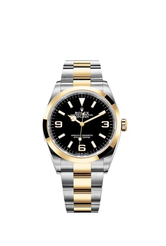 Rolex Replica Watch Explorer, 18k Yellow Gold and Stainless steel, 36mm, 124273-0001, 2024
