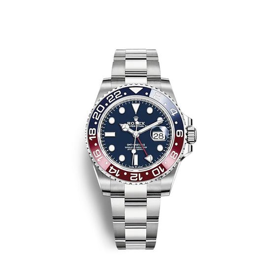Rolex Replica Watch GMT-Master II 18 ct white gold 126719BLRO-0003