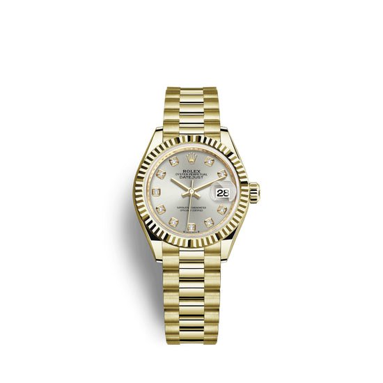Rolex Replica Watch Lady-Datejust 28, 18k Yellow Gold, 279178-0015