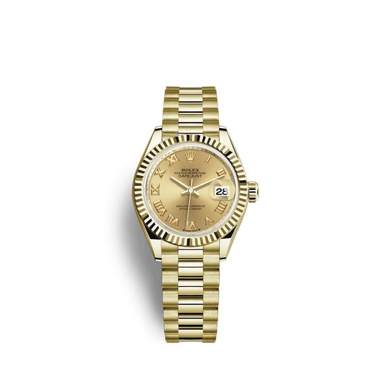 Rolex Replica Watch Lady-Datejust 28, 18k Yellow Gold, 279178-0022