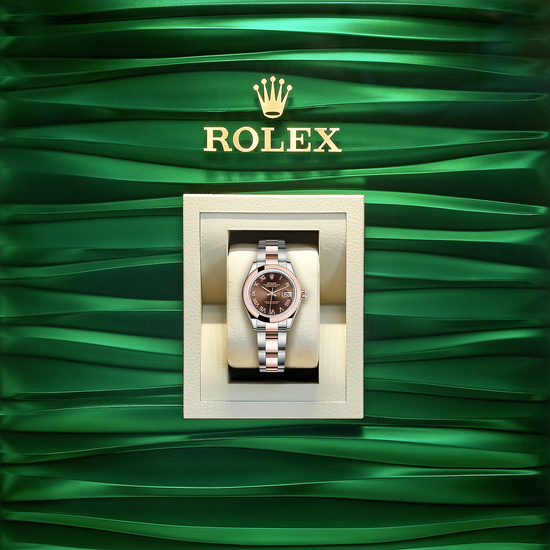 Rolex Replica Watch Lady-Datejust 28, Oystersteel and 18k Everose Gold, 279161-0010