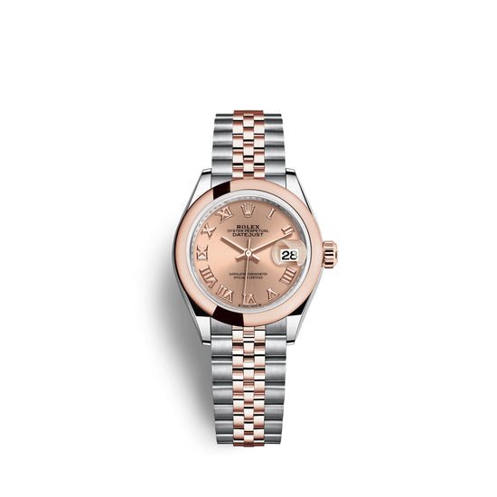 Rolex Replica Watch Lady-Datejust 28, Oystersteel and 18k Everose Gold, 279161-0025