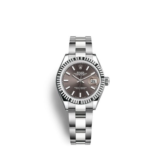 Rolex Replica Watch Lady-Datejust 28, Oystersteel and 18k White Gold, 279174-0012