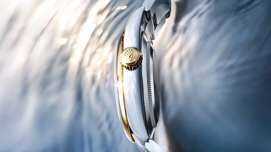 Rolex Replica Watch Oyster Perpetual 41, Oystersteel and 18k Yellow Gold, 41mm, Slate dial, Domed Oyster, 134303-0001