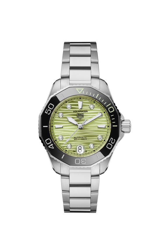 TAG Heuer Aquaracer Professional 300 Date, Stainless Steel set with Diamonds, WBP231L.BA0618
