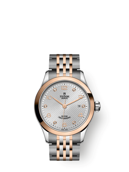 Tudor Replica Watch 1926, Stainless Steel and 18k Rose Gold with Diamond-set, 28mm, M91351-0002