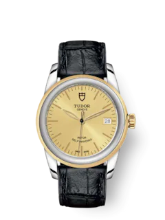 Tudor Replica Watch Glamour Date, Stainless Steel and 18k Yellow Gold, 36mm, M55003-0044